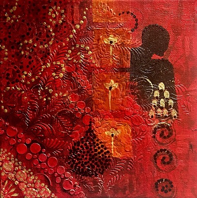 SOLD Mixed media
